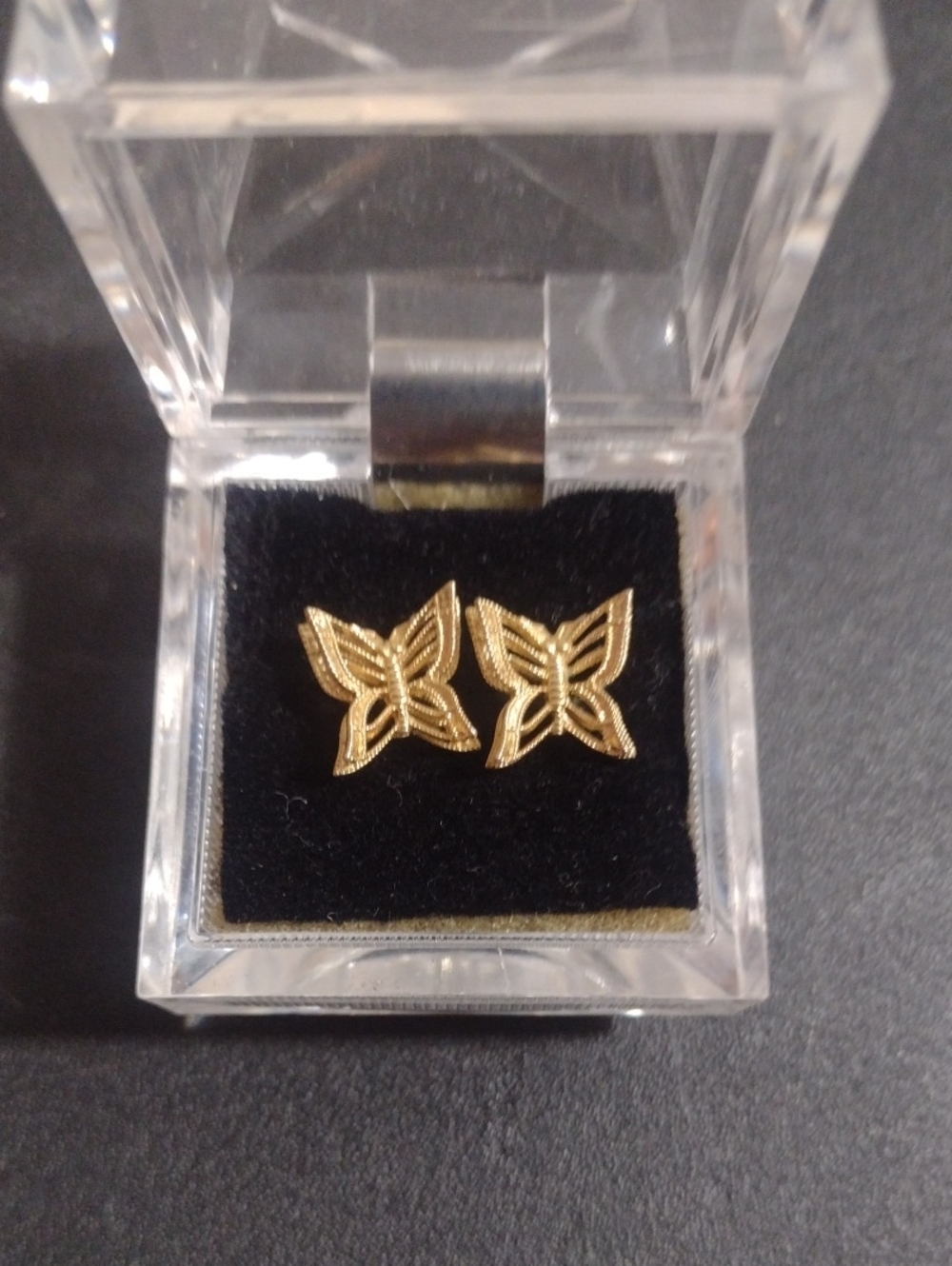Gold Butterfly Stud Earrings - Women Jewelry